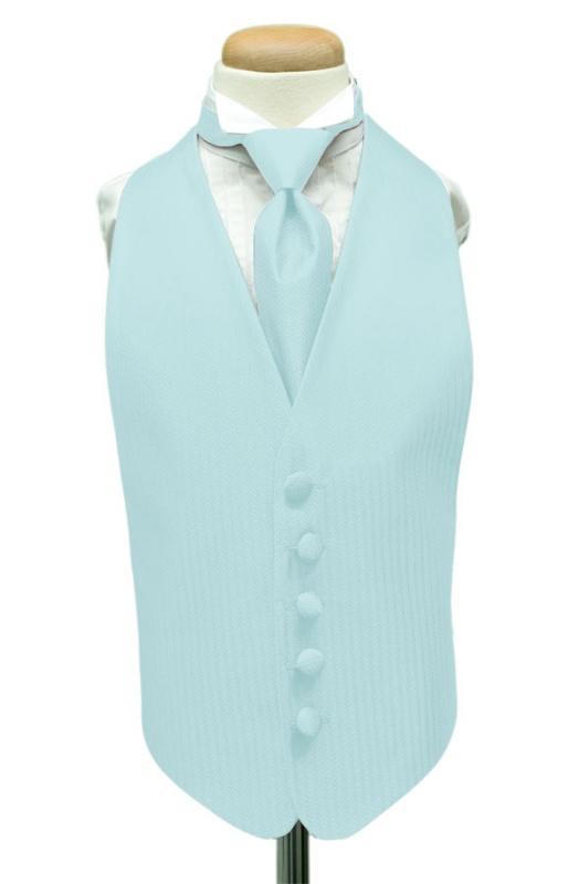 Herringbone Kids Tuxedo Vest 2